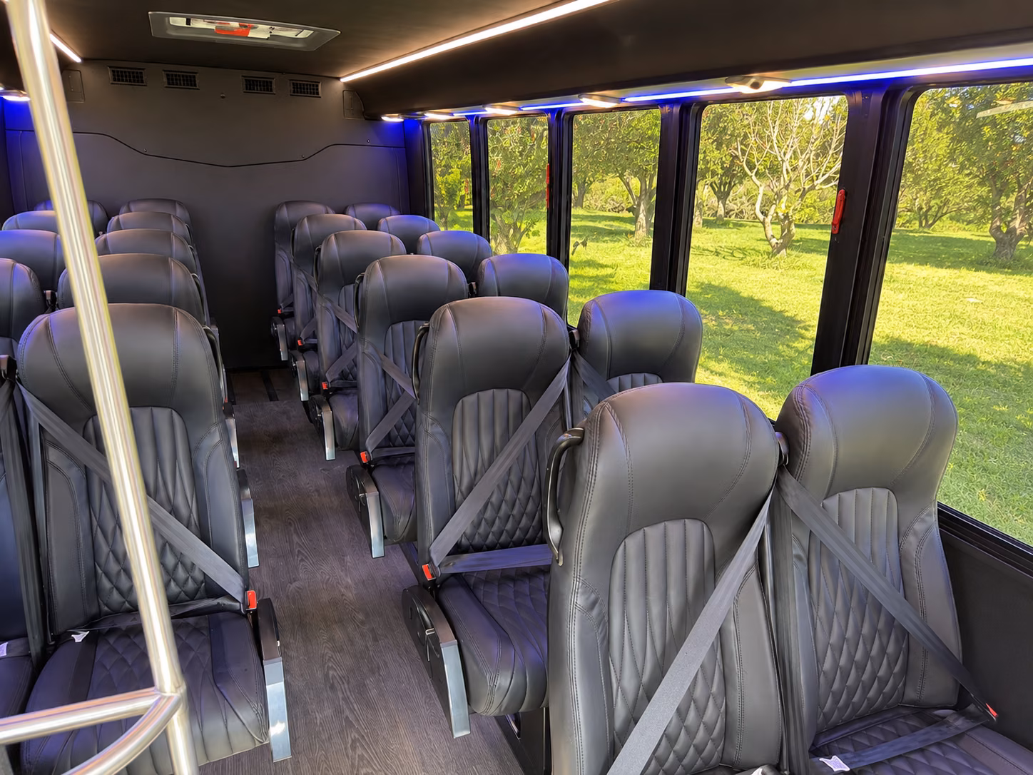 minibuses for sacramento rehearsal dinners and morning after brunches