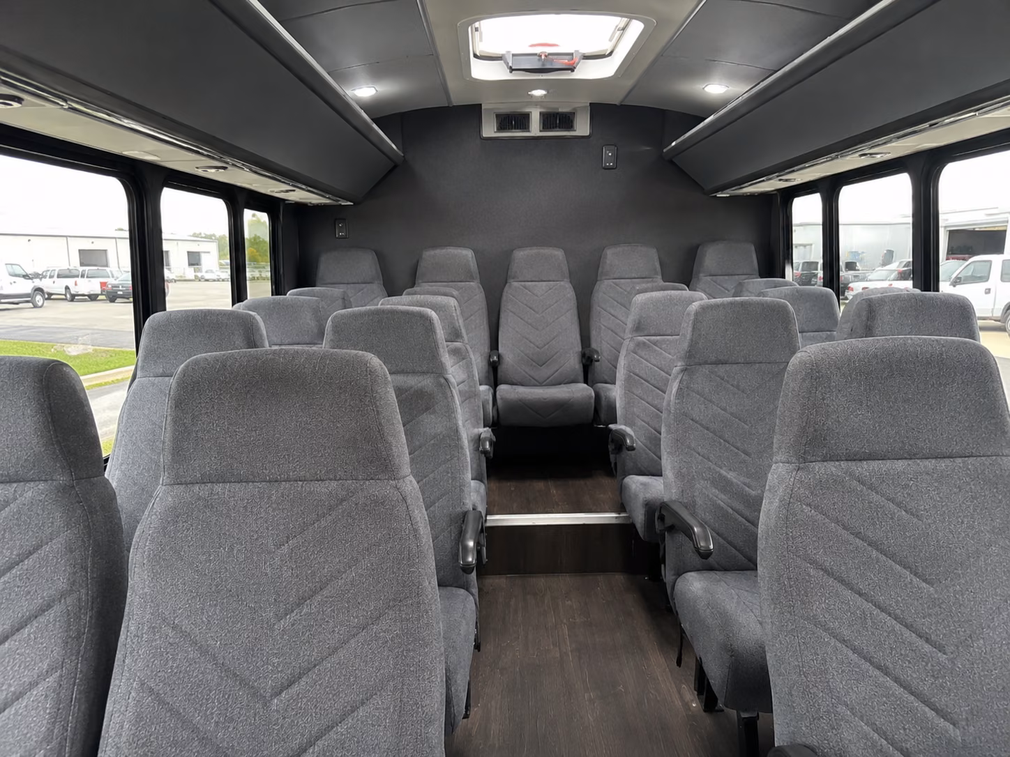 sacramento 20 passenger minibus inside