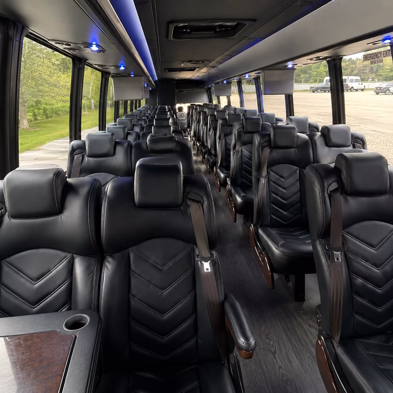 sacramento 25 passenger minibus inside