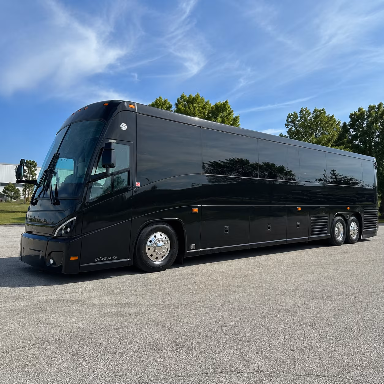sacramento 47 passenger charter bus