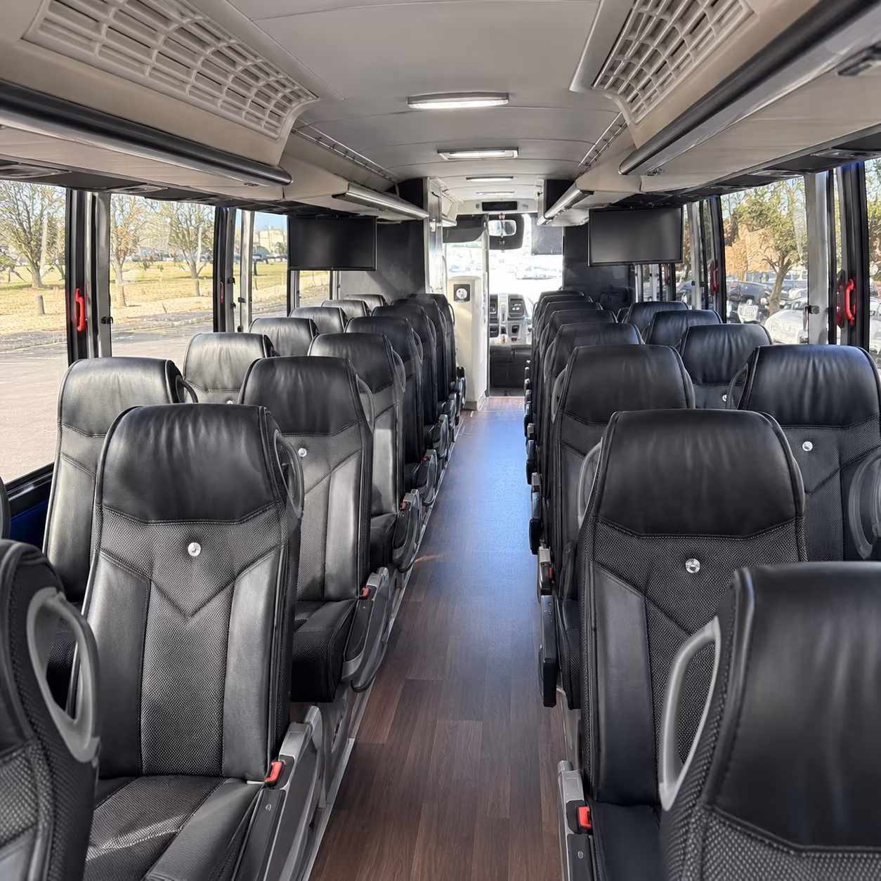 sacramento government military charter bus rental