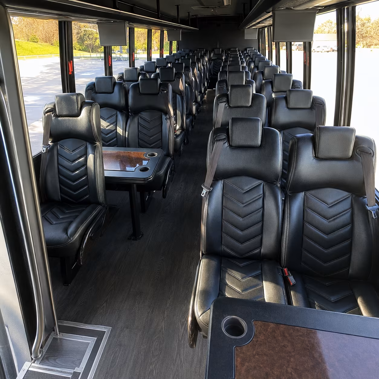 sacramento religious group transportation onboard seating