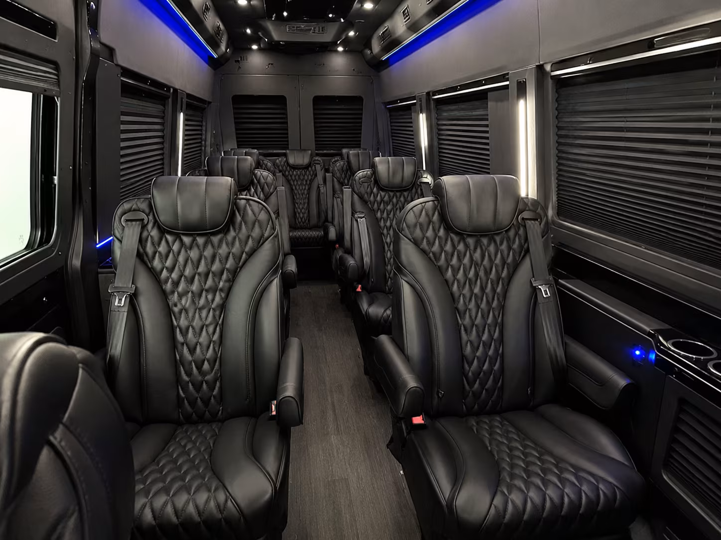 sacramento sprinter van with driver inside